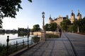 Castle schwerin in germany in the summer