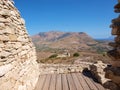 Castle at Segesta, Sicily, Italy Royalty Free Stock Photo
