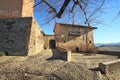 Castle of Serralunga D'Alba.Northern Italy. Royalty Free Stock Photo