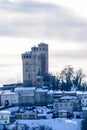 Castle of Serralunga d& x27;Alba, Piedmont - Italy Royalty Free Stock Photo