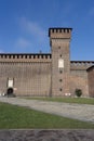 Castle Sforzesco courtyard Royalty Free Stock Photo