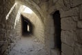 Castle Shobak catacomb.