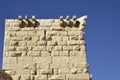 Castle Shobak tower. Royalty Free Stock Photo