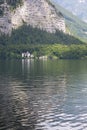 Castle on the shore of Lake Hallstattersee