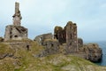 Castle Sinclair Girnigoe, Caithness, Scotland, UK Royalty Free Stock Photo