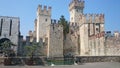 Castle In Sirmione Lake Garda Italy Royalty Free Stock Photo