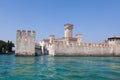 Castle Sirmione on lake Garda, nothern Italy