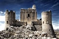 A Castle in the sky - Rocca Calascio - Aquila Royalty Free Stock Photo