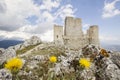 A Castle in the sky - Rocca Calascio - Aquila Royalty Free Stock Photo