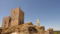 Castle of small mediaval village of Calatanazor near Soria, Spain