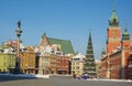 Castle square of Warsaw, Poland, palace, king Sigismund column