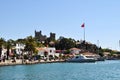 Castle of St. Peter in Bodrum and yachts