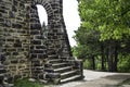 Castle stairs ruins