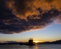 Castle Stalker in the Highlands of Scotland, UK Royalty Free Stock Photo