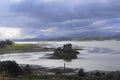 Castle Stalker on an islet on Loch Laich which is an inlet off Loch Linnhe in Argyll, Scotland Royalty Free Stock Photo
