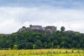 Castle Stirling on Castle Hill in Scotland Royalty Free Stock Photo