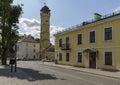 Castle street, one of the oldest city streets in the center of Grodno