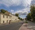 Castle street, one of the oldest city streets in the center of Grodno