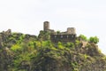 Castle Strekov in Usti nad Labem on white background. Czech land Royalty Free Stock Photo