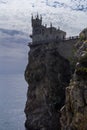 Castle swallow nest in Crimea Royalty Free Stock Photo