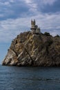 Castle swallow nest in Crimea Royalty Free Stock Photo