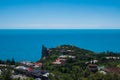 Castle of Swallow's Nest at the Black Sea coast, Crimea. Royalty Free Stock Photo