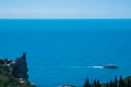 Castle of Swallow's Nest at the Black Sea coast, Crimea. Royalty Free Stock Photo