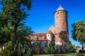 Castle in Swidwin city, Poland Royalty Free Stock Photo