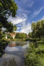 Castle of Szerencs on a summer day