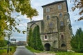 The castle in Tata, Hungary. Royalty Free Stock Photo