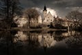 Castle in Telc, South Bohemia, Czech Republic Royalty Free Stock Photo