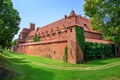 Castle of Teutonic Knights Order in Malbork, Poland Royalty Free Stock Photo