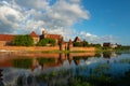 Castle of the Teutonic Knights Order in Malbork, Poland, is the largest castle in the world. Malbork Poland Royalty Free Stock Photo