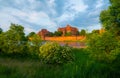 Castle of the Teutonic Knights Order in Malbork, Poland, is largest castle in the world. Malbork Poland Royalty Free Stock Photo