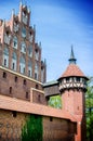 The Castle of the Teutonic Order in Malbork Royalty Free Stock Photo