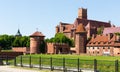 Castle of Teutonic Order in Malbork, Poland Royalty Free Stock Photo