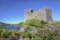 Castle Tioram above the lake Royalty Free Stock Photo