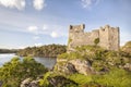 Castle Tioram on Loch Moidart in Scotland. Royalty Free Stock Photo