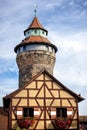 Nuremberg, Sinnwell Tower, Nuremberg Castle, Franconia, Germany