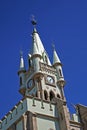 Castle tower in Fiscal Island, Rio Royalty Free Stock Photo