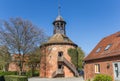 Castle tower in historic city Lauenburg Royalty Free Stock Photo