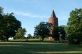 Castle tower and park