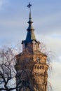Castle tower spire Royalty Free Stock Photo
