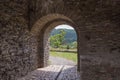 Castle tower, Wehrturm Elsterberg, Burg Ruine Royalty Free Stock Photo