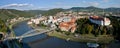 Castle and town Decin, Czech republic