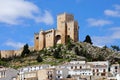 Castle and town, Velez Blanco, Spain.