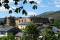 Castle in town Villafranca del Bierzo