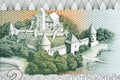 Castle in Trakai from Lithuanian money