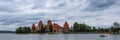 Trakai castle on the island