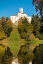 Castle of Trakoscan on the hill in Zagorje, Croatia Royalty Free Stock Photo